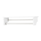 Alaterre Furniture Dover 27" W Bathroom Shelf with 2 Towel Rods ANDO74WH - alternate 4